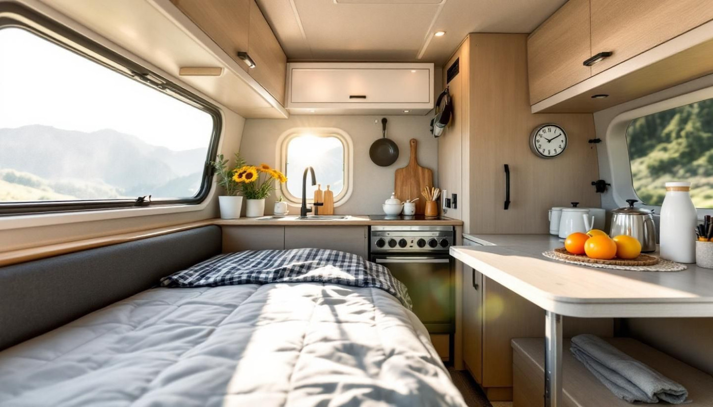 Comment optimiser l'espace dans votre fourgon pour les longs voyages ?